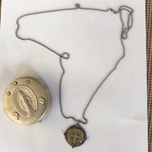 Virgins, Saints and Angels dog tag necklace